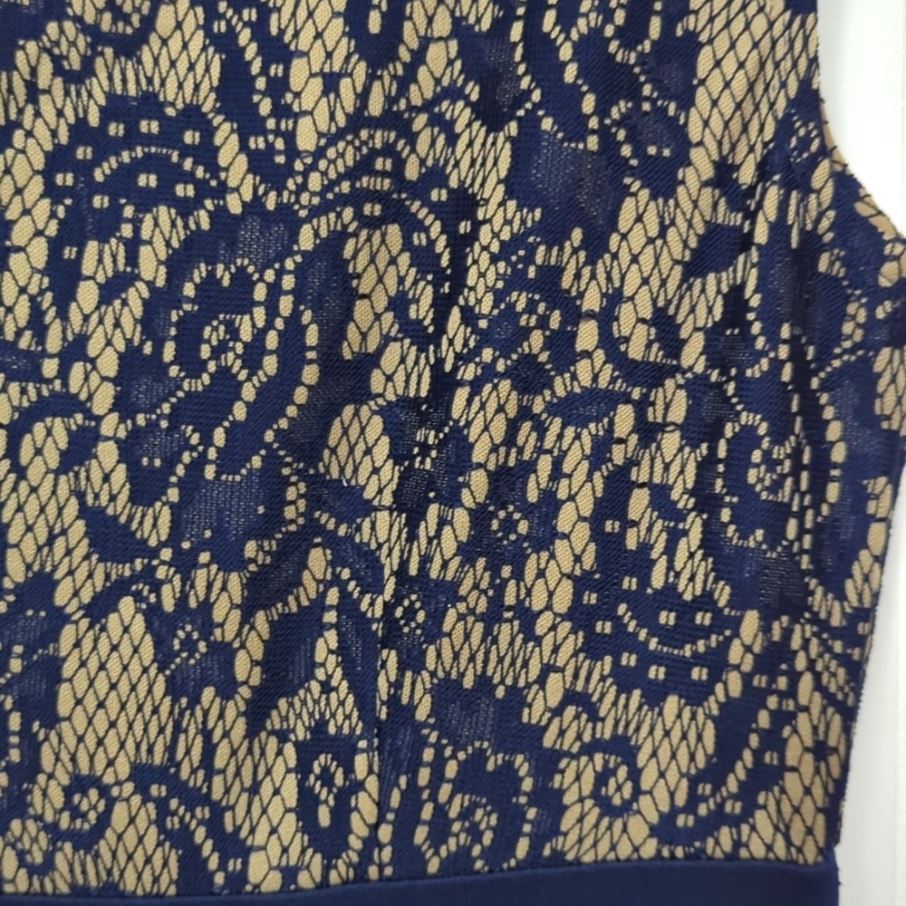 NWOT AA Studio Lace Peplum Dress - Picture 4 of 7